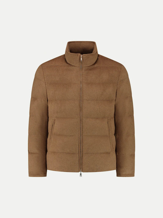 MNA CLOTHING ARTICL #6736 CASHMERE PUFFER JACKET